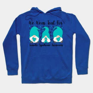 We Wear Teal For Tourette Syndrome Awareness Hoodie